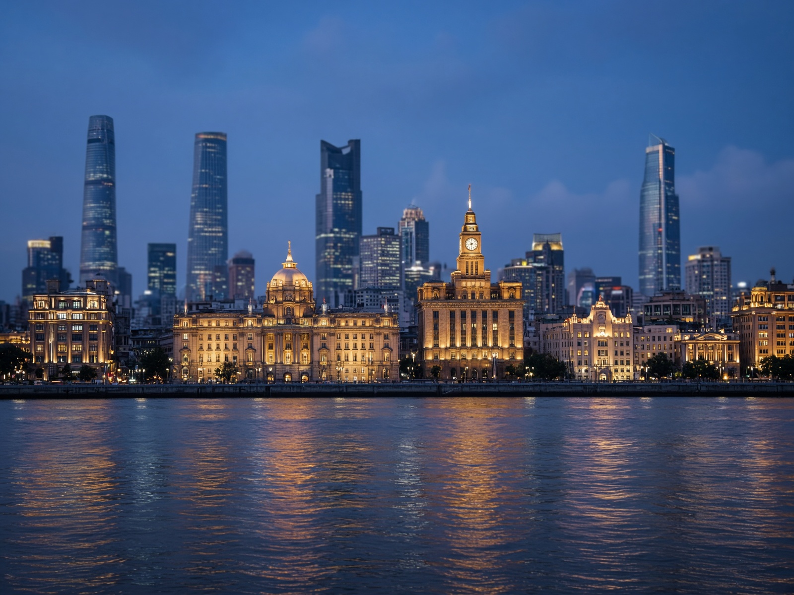 The Bund in Shanghai